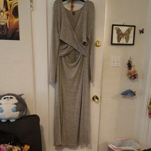 SHEIN | Asymmetrical Heather Gray Dress